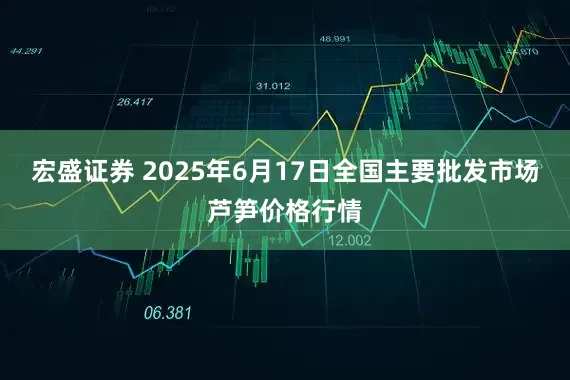 宏盛证券 2025年6月17日全国主要批发市场芦笋价格行情